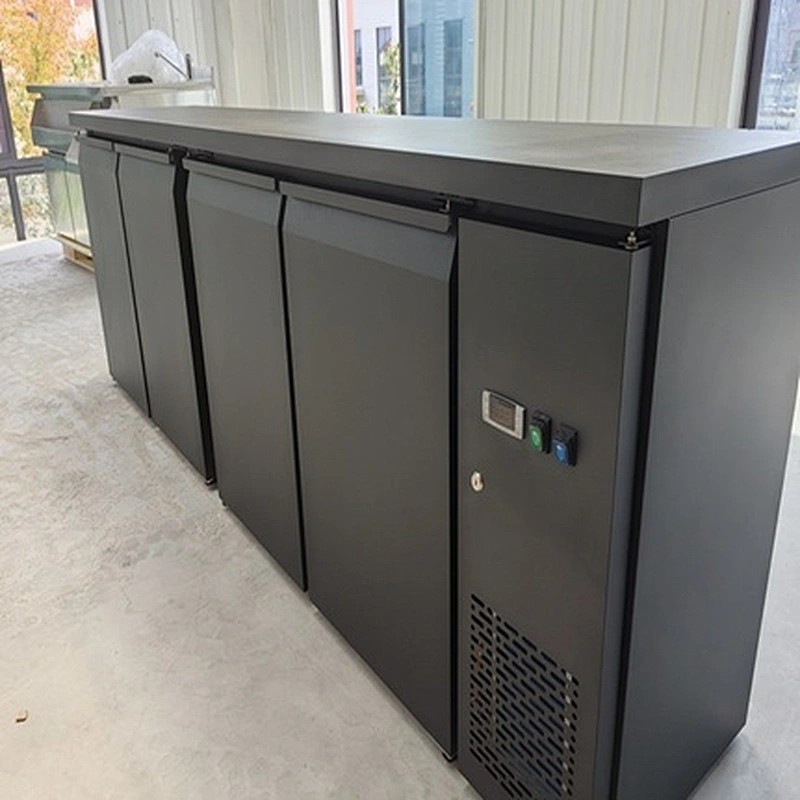 CNJT Bar Style Snack Series Refrigerator with Black Painted